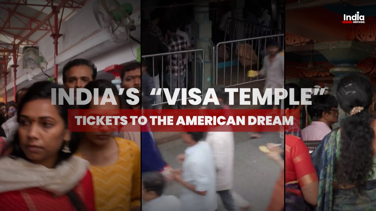 India's 'visa temple' : Promises tickets to the American dream